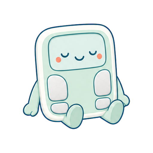 落ち着いて座るびみまる
